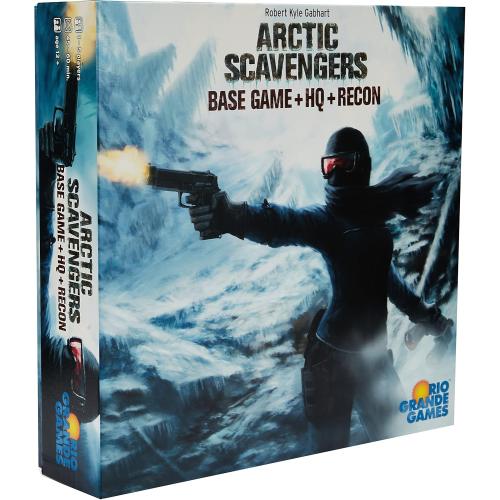Rio Grande Games Arctic Scavengers Board Game with HQ & Recon Expansions Strategy Card Game