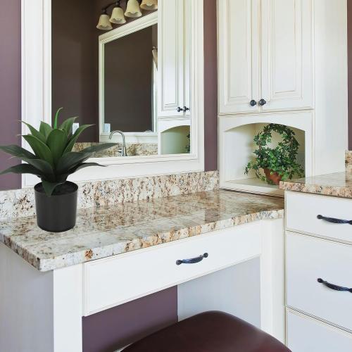 JUSTOYOU 14 Large Artificial Succulent Faux Agave Plant in Pot, Fake Potted Desk Plant Realistic Greenery Artificial Plants for Indoor Office Home Decor Bathroom Kitchen Shelf (Dark Green)