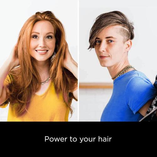 Shark HD112BRN Hair Blow Dryer HyperAIR Ionic Hair Dryer with 2-in-1 Concentrator and Styling Attachments, Auto Presets, Rotatable Hot Air Brush, No Heat Damage, Ionic, Stone