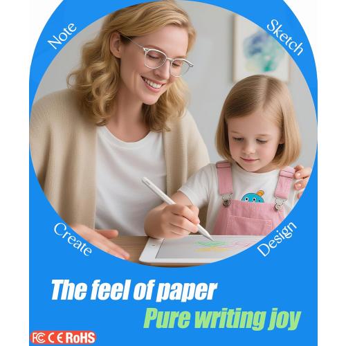 Pencil USB-C for iPad(2018-2025): Slide-Switch, Hidden-Port Stylus with Tilt Sensitivity & Palm Rejection. Compatible with iPad(6-11th), Mini(5-7th), Pro 11/12.9/13(M4/M5), Air(3-5th/M2/M3)
