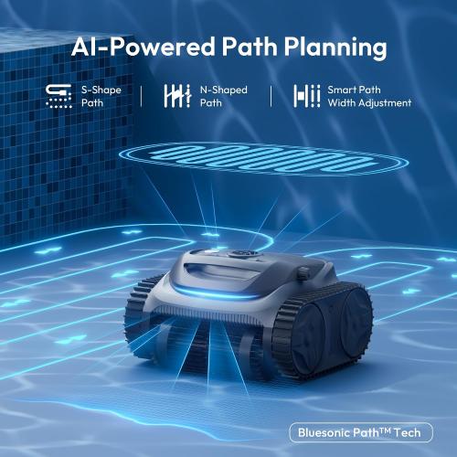 (2026 New) Bubot 700 Gen2 Pool Vacuum for Inground Pools, Cordless Robotic Pool Cleaner with 210 Min Runtime, Strong Suction, Wall & Waterline Cleaning, App Control & Smart Navigation, Deep Gray