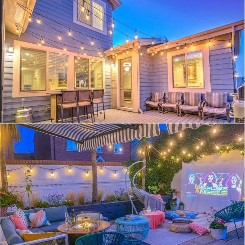 Mlambert 96FT LED Outdoor String Lights, Dimmable Waterproof Patio Lights with 30 3 Shatterproof Edison Vintage Bulb for Outside Backyard Porch Garden