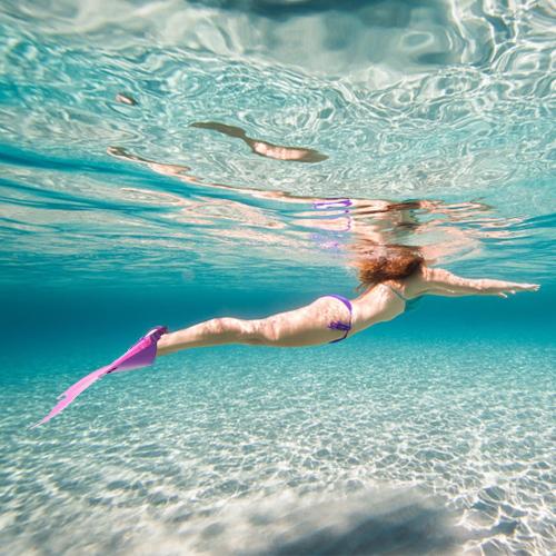 Adjustable Mermaid Swim Fin for Swimming Training Girl ,Boys ,Kids ,Children by AIWANK