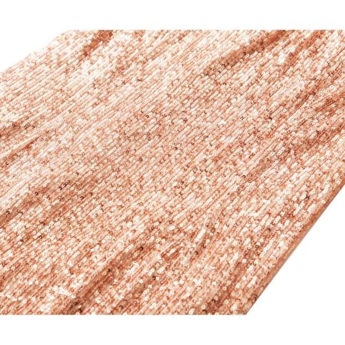 Size S....Women's Elegant Sequin Glitter Bodycon Stretchy Tassel Sleeve Cocktail Party Dress