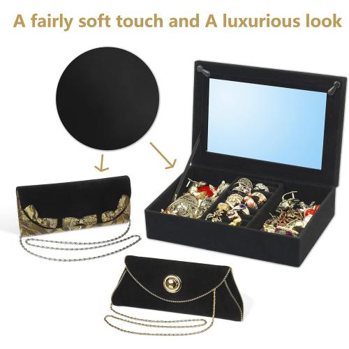 Caydo 12PCS Black Self Adhesive Felt Sheets, Soft Velvet Sticky Back Felt for Jewelry Box and Drawer Liner, Art and Craft Making(A4 Size)