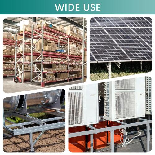 40 Pack 1-5/8 White Strut Channel End Caps - Square Soft PVC Cap for Metal Channels, Safety Protective Cover for Unistrut, Tool-Free for HVAC & Mechanical System