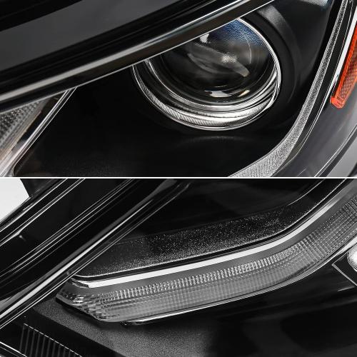 FIONE for Chevy Equinox Headlight Assembly 2018 2019 2020 2021 Halogen LED DRL Projector Headlamp Replacement Left Driver Side LH 84194561