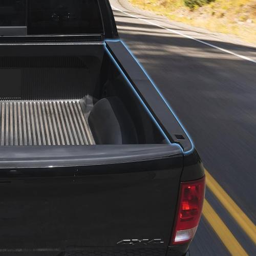 KEWISAUTO Bed Side Rail Cap Cover W/Stake Holes for 2009-2018 Dodge Ram 1500 with 5'7 Bed, Black Truck Right & Left Side Bed Rail Protector for 2009-2018 Dodge Ram 1500 Accessories