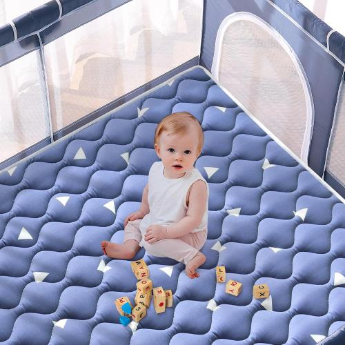 Lilyvibebearhappy Premium Foam Baby Play Mat 79 X 71, Extra Large Soft Thicker Activity Playmats for Babies, Toddlers, Infants, Play & Tummy Time, Foldable & Machine Washable Baby Crawling Mat
