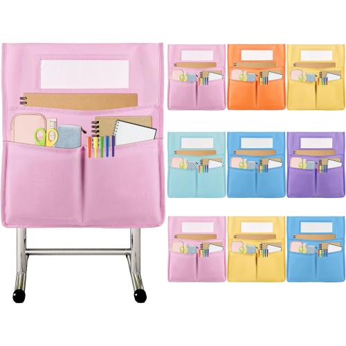 Chair Pockets for Classroom pink