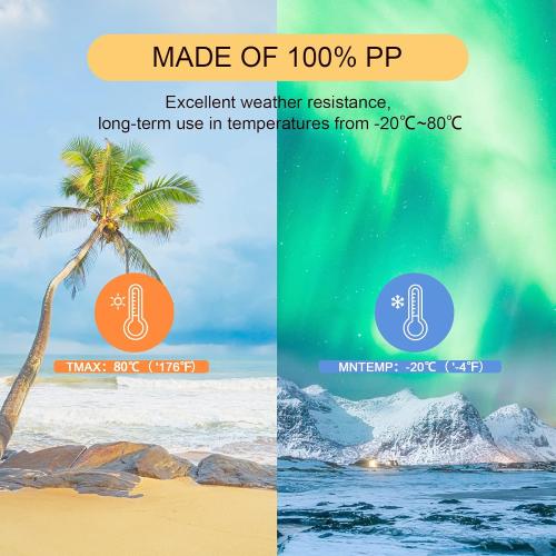 OFFO Bird Spikes Pigeon Outdoor Spikes for Cat Keep Birds Raccoon Woodpecker Away Covers 4 Feet(1.2m), Frosted White