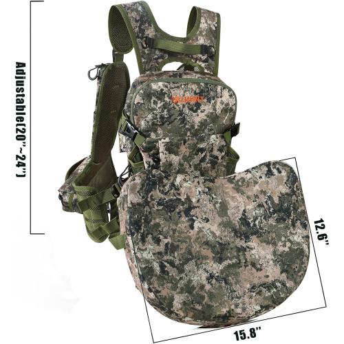 LUCKY CLOVER Turkey Vest, Comfortable Turkey Hunting Vest with Seat Cushion, Turkey Gear & Accessories