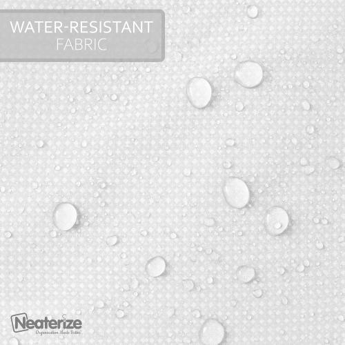 AmazerBat...Shower Curtain White - Hotel Style Shower Curtains for Bathroom with Waffle Design, 54x78 Inches - White Fabric Shower Curtain - Cortinas de Baño Elegantes