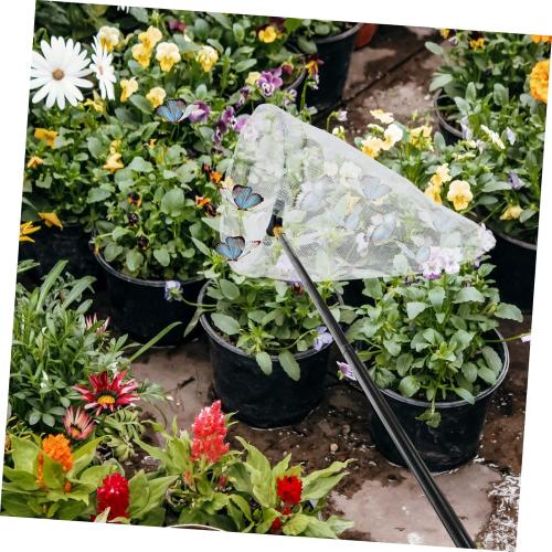 Outdoor Retractable Butterfly Catching Net Alloy Handle Mesh Design Lightweight Catcher for Fishing and Observation