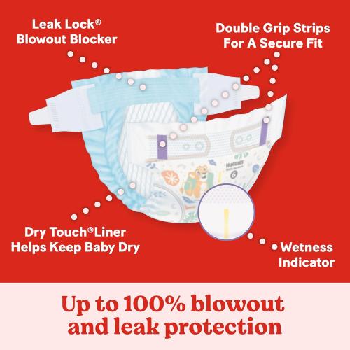 Huggies Size 7 Diapers, Little Movers Baby Diapers, Size 7 (41  lbs), 88 Count (2 Packs of 44), Packaging May Vary