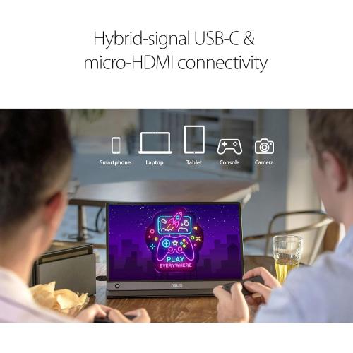 ASUS Zenscreen MB16AMT 15.6 inches Full HD Touch Screen W/Foldable Smart Case