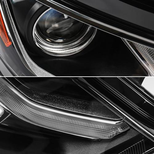 FIONE Xenon/HID Headlight Compatible with Chevy Equinox 2018 2019 2020 2021 LED DRL Projector Headlamp Replacement Left Driver Side LH