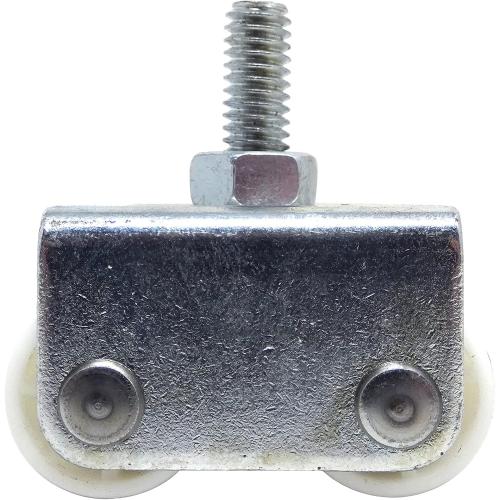 Shepherd Hardware 9441 7/8-Inch Threaded Stem Appliance Caster, Dual Wheels, 4-Pack