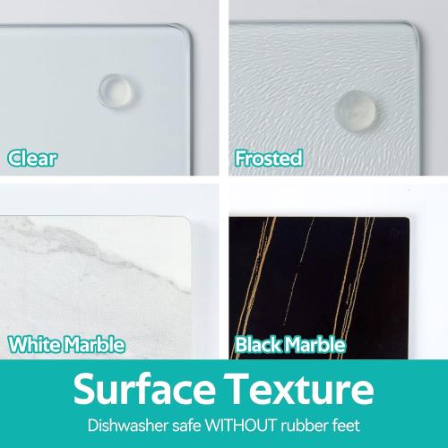 11.8x2PCS Round Glass Cutting Board for Kitchen Counter Protector, Tempered Glass Chopping Boards Dishwasher Safe, Small Clear Countertop Tray, Scratch Resistant, Heat Resistant