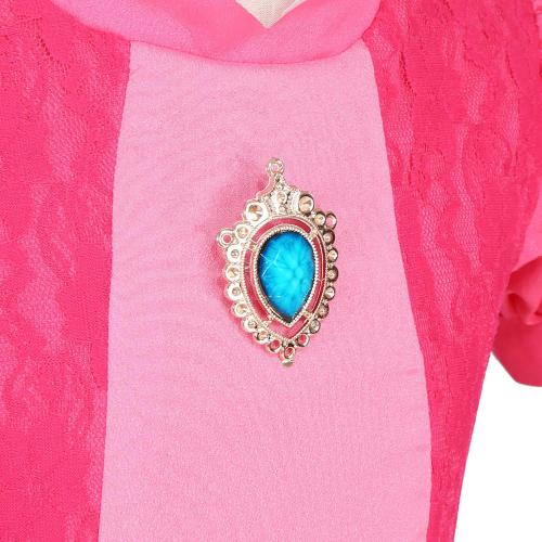 Pink Princess Costume for Girls Halloween Party Dress with Accessories 9-10. Years