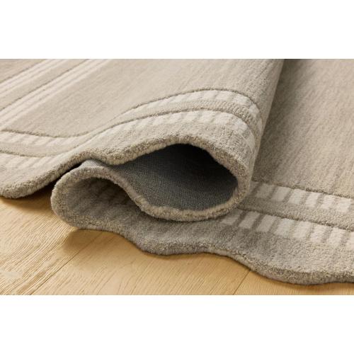 Loloi Chris Loves Julia Scottie Collection SCO-01 Fog/Ivory 2'-3 x 3'-9, .87 Pile Height, Runner Rug