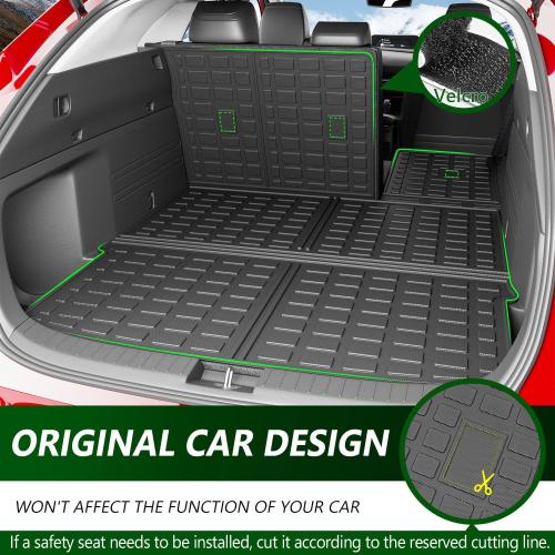 Floor Mat Compatible with 23-25 Mazda CX50 Cargo Mat Trunk Mat Backrest Mat Cargo Liner Replacement for 2023-2025 Mazda CX-50 Accessories (Cargo Mat Backrest Mat Floor Mat)