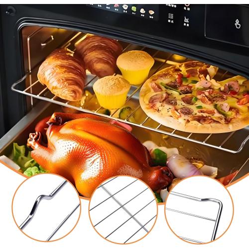 WB48T10063 Oven Rack, Stainless Steel Replacement Parts, Compatible With GE, General Electric,Hotpoint Oven AP4538468, PS2577619，24 x 17, 2 Packs