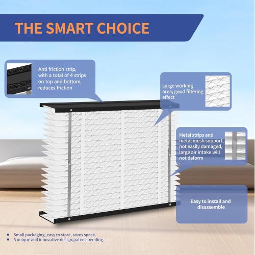 2-Pack 213 Filter Replacement Compatible with AprilAire 213 Whole House Air Purifiers Models,1210,1620,2210,2216,3210,4200,MERV 13 Furnace Filter Replacement,fit for 20x25x4 Furnace