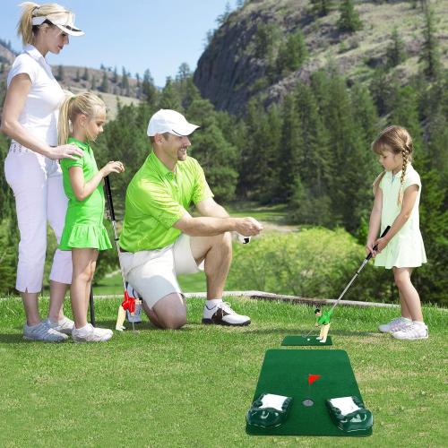 Mini Golf Toys for Kids/Adult, Retirement Gift Two Mini Golfers for Parent-Child Interaction, Fun Play Golf Indoor Games, Family Game for 6 7 8 9 Year Old Boys Girls
