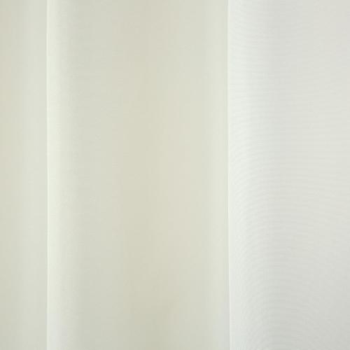 TOWN & COUNTRY BASICS Cabana Solid Heavyweight Indoor Outdoor Curtains, Light Filtering Opacity with Grommet Top, Water Repellent, 2-Pack Set, 54x96, Vanilla