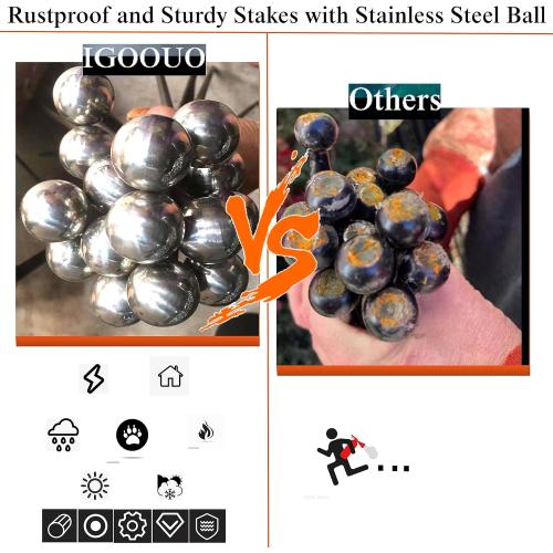 Dog Playpen Outdoor for Medium/Large Dogs 36'' High, Heavy Duty Dog Playpen with Rustproof and Sturdy Stakes, 3ft Dog Fence for RV Camping(12 Panels)