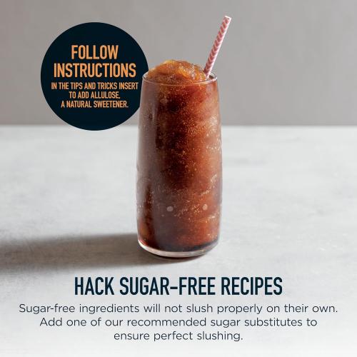 Ninja SLUSHi with RapidChill Technology, 88 oz. Frozen Drink & Slushie Machine, 5 Preset Programs, Margaritas, Frappés, and More, Premium Accents, Black, FS301