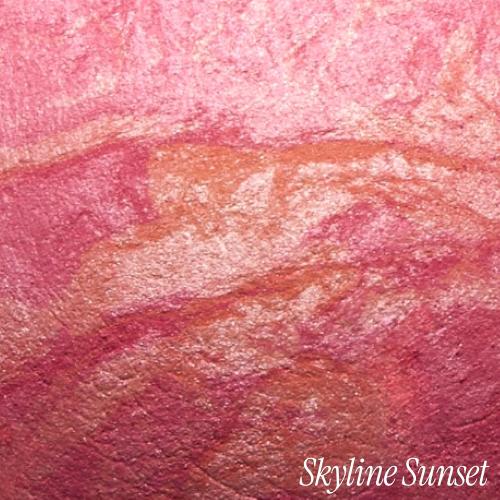 LAURA GELLER NEW YORK Baked Blush-n-Brighten for Mature Skin - 00 Skyline Sunset - Powder Blush Won't Settle into Fine Lines - Buildable Natural Finish – Longlasting Formula - Made in Italy​
