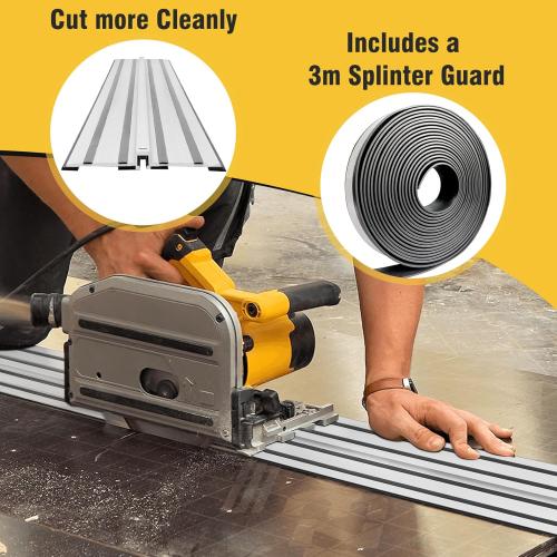 55 Track Saw Guide Rail for DeWalt Track Saws, Replacement for DeWalt DWS5020 Track Saw Guide Rail, Perfect for DeWalt Track Saw and Woodworking Longer Cuts, 2 Year Warranty