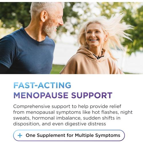 DR. EMIL NUTRITION Menopause Supplements for Women - Multi-Symptom Menopause Relief for Hot Flashes, Night Sweats & Mood Swings - Menopause Support Pills with Black Cohosh - 30 Day Supply