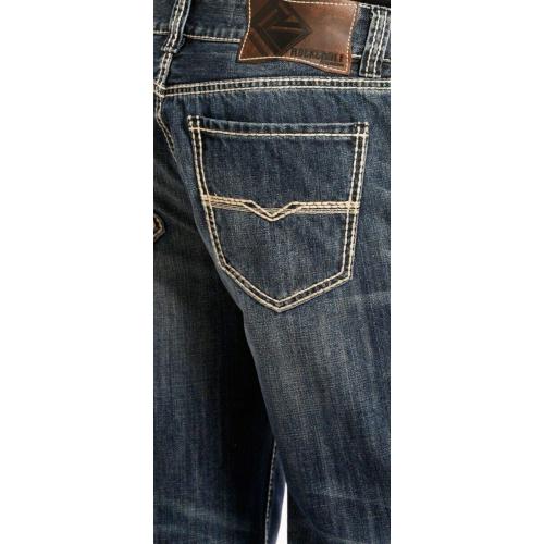 size 32-30, M. Rock & Roll Denim Relaxed Fit Straight Bootcut Jeans #M0S8553