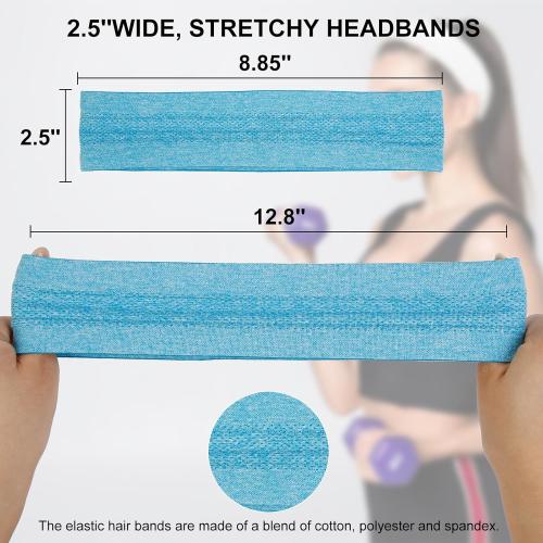 Sweat Bands Headbands for Women Non Slip Workout Sweatbands for Women Hair
