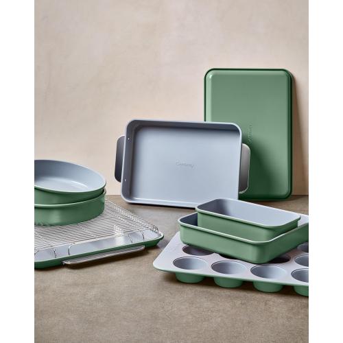 Caraway Non-Stick Ceramic Baking Sheet - Naturally Slick Ceramic Coating - Non-Toxic, PTFE & PFOA Free - Perfect for Baking, Roasting, and More - Large (18 x 13) - Navy‼️light dirt‼️