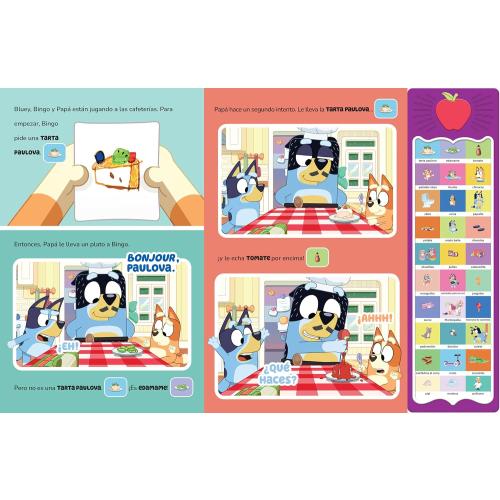 BLUEY WACKADOO! BLUEY'S WORDS AND SOUNDS - SOUND BOOK WITH 30 BUTTONS TO HEAR WORDS AND SOUNDS - PI KIDS.