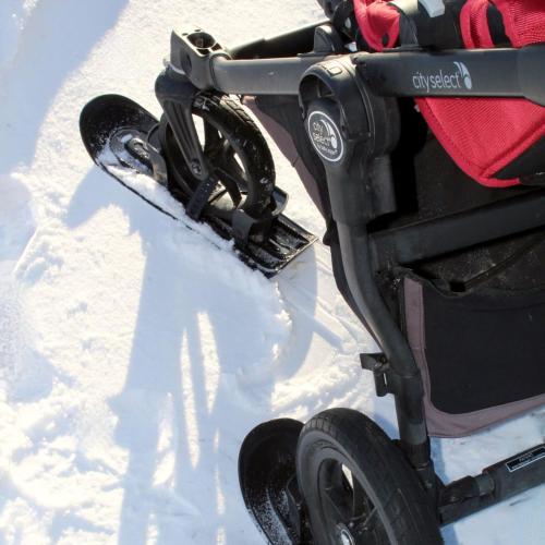 PremierSki Stroller Skis - Fits Wheels 4 to 16 (4 Skis)