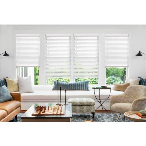 Size 35.5x60 Color White LazBlinds 2-inch Cordless Faux Wood Blinds with Royal Valance, Room Darkening Horizontal Window Blinds, Inside Mount Blinds for Windows - Fit for Window 35.5'' W x 60'' H - White