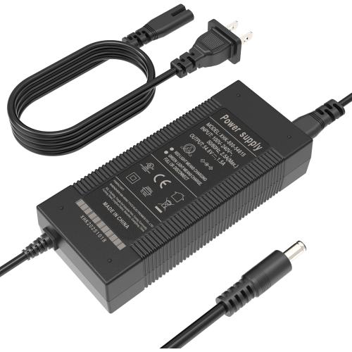5 in 1 Plugs 54.6V Safe Charger for 48V 13S Lithium Batteries, UL Certified