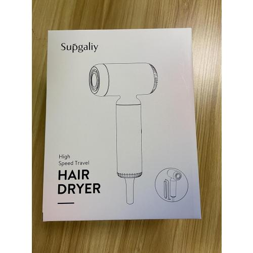 Hair Dryer - Mini HairDryer, Ionic High-Speed Motor for Fast Drying, Portable Lightweight Blow Dryer, Quiet Blowdryer with Magnetic Curly Diffuser & Concentrator for Home Travel ONLY 110V