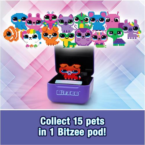 Bitzee, Interactive Toy Digital Pet with 15 Animals Inside, Virtual Electronic Pets React to Touch, Kids Toys for Girls and Boys