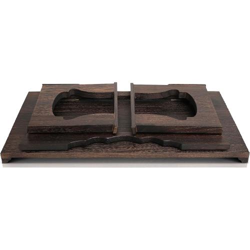 ENSO SENSORY Kiri Altar Table - Premium Japanese Meditation Table & Shrine Stand - Folding Chabudai Tatami Puja Table - Low Tea Table for Sitting on the Floor -Sleek Finish, Lightweight Paulownia Wood