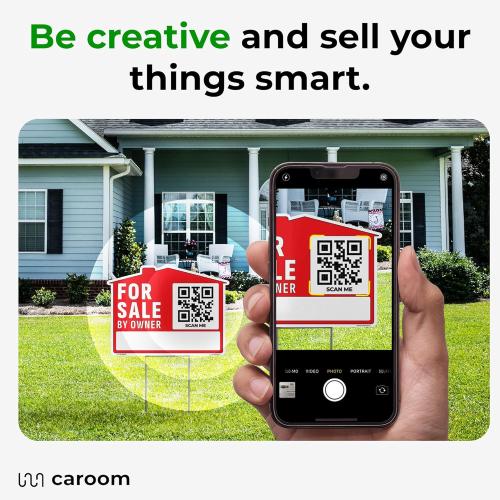 19×14 For Sale by Owner Sign (3-Pack) - Weatherproof, Double-Sided | Corrugated Plastic | Stakes & QR App Included