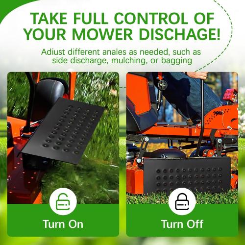 ACS6000ULS Lawn Mower Chute Blocker,Compatible with Most Zero Turn Mowers,Mower Chute Blocker Replace Part Number 088-6003-00, 088600300