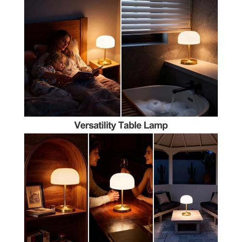 VoMii Mushroom Lamp, Shower Lamp Waterproof for Bathroom & Bedroom - Brass