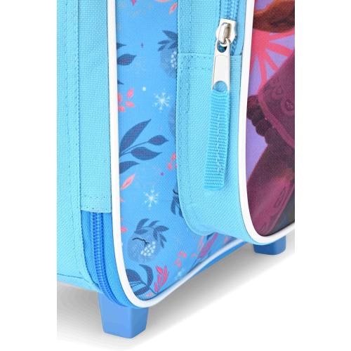 Fast Forward Frozen Girls Luggage 16 Soft Side Wheeled Pilot Case- Rolling Suitcase 16x12x5