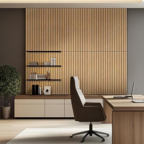 UMIACOUSTICS 6 Packs Acoustic Panel,47.2 x 23.6 Inches Decorative Sound Proof Panel for Office,Home Theater,Studio,Khaki